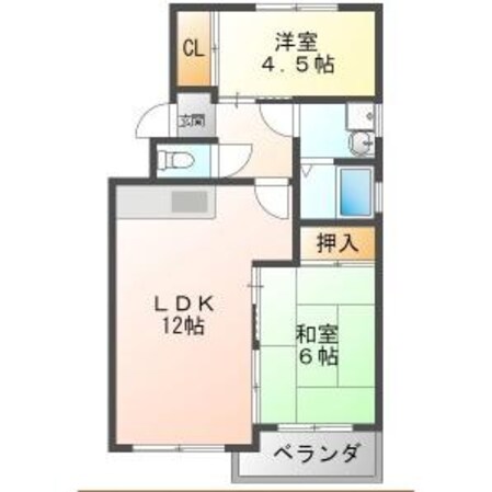 国府宮駅 徒歩4分 2階の物件間取画像